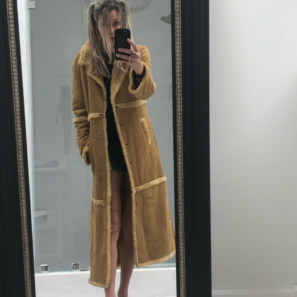 The Coolest Sherpa Maxi Jacket Ever 